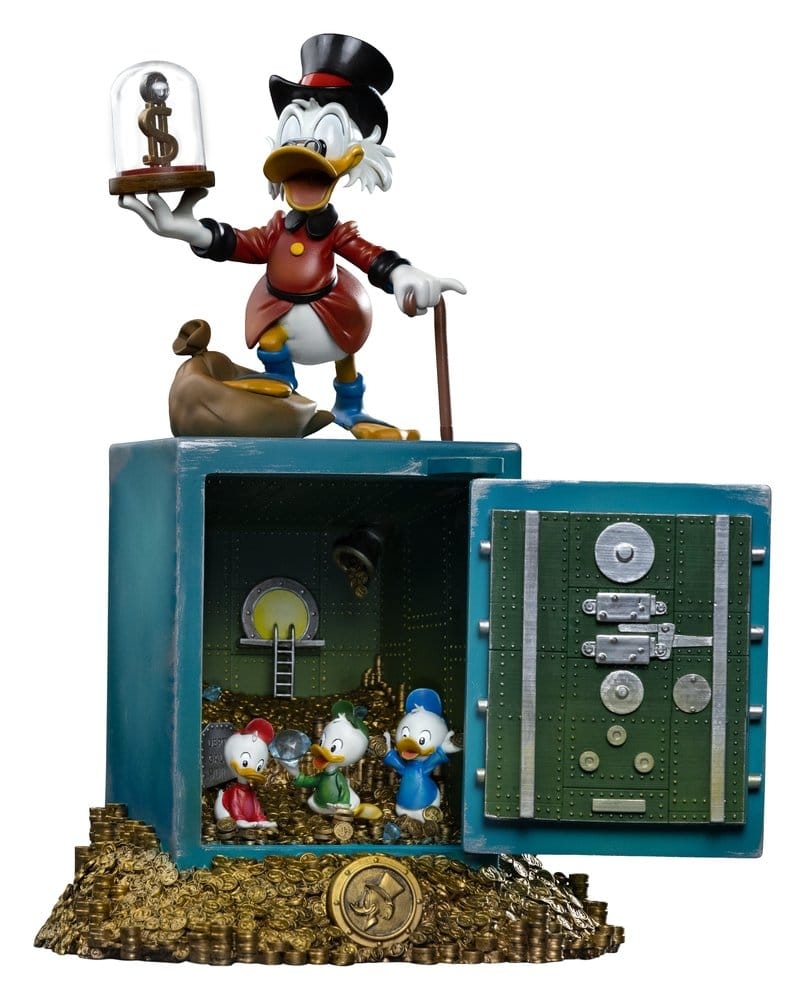 Scrooge McDuck and Nephews Art Scale di Iron Studios - statua Duck Tales in scala 1/10