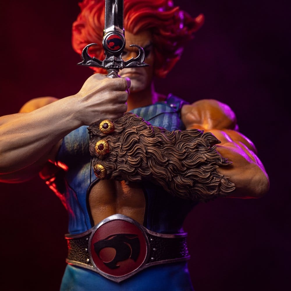 Lion-O Unleashed Art Scale di Iron Studios - statua Thundercats in scala 1/10
