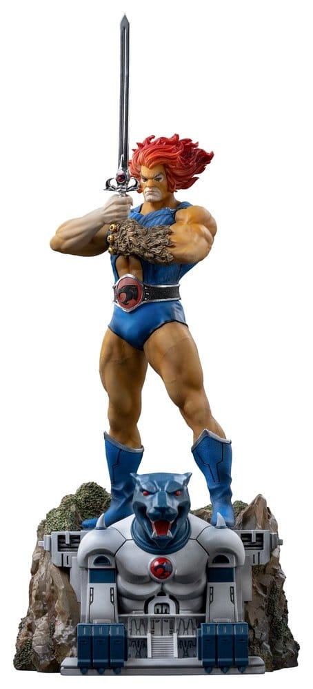 Lion-O Unleashed Art Scale di Iron Studios - statua Thundercats in scala 1/10