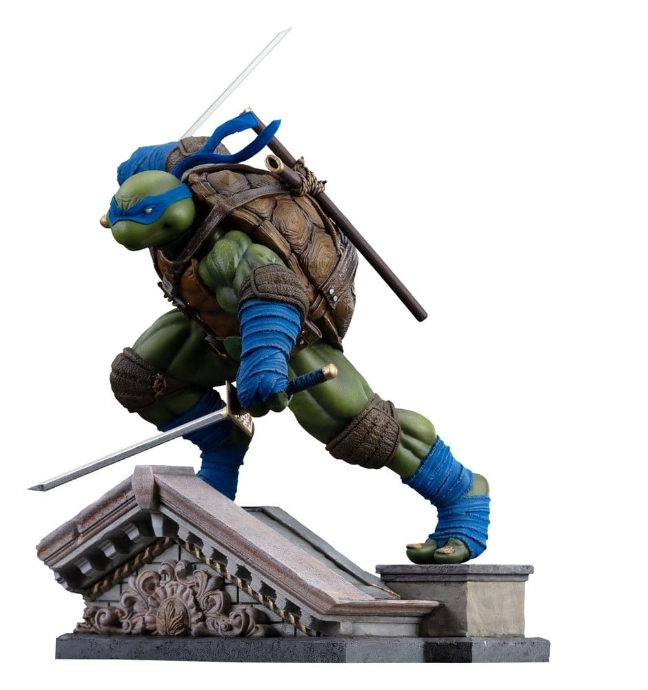 Leonardo Unleashed Art Scale par Iron Studios - statue 1/10 Les Tortues Ninja de 22 cm