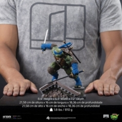 Leonardo Unleashed Art Scale par Iron Studios - statue 1/10 Les Tortues Ninja de 22 cm
