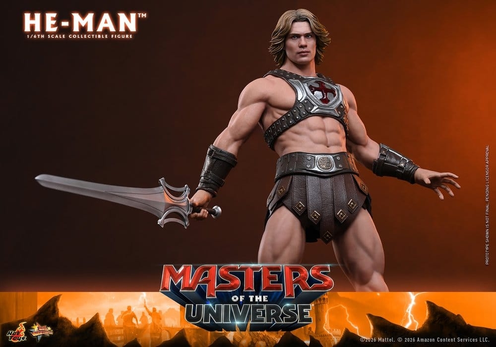 He-Man (Musclor) par Hot Toys - MMS888 - figurine 1/6 Les Maîtres de l'Univers de 31 cm