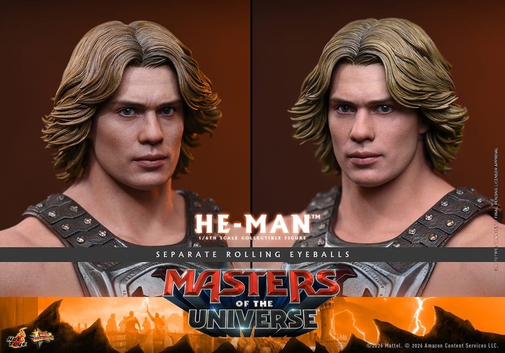 He-Man de Hot Toys - MMS888 - figura de acción Masters of the Universe a escala 1/6