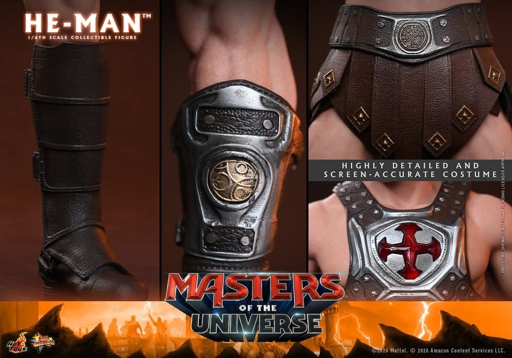 He-Man di Hot Toys - MMS888 - action figure Masters of the Universe in scala 1/6