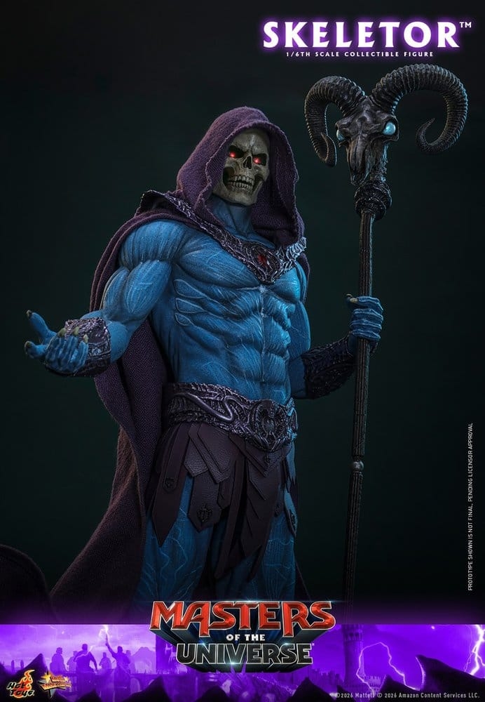 Skeletor de Hot Toys - MMS889 - figura de acción Masters of the Universe a escala 1/6