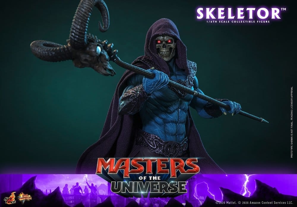 Skeletor par Hot Toys - MMS889 - figurine 1/6 Les Maîtres de l'Univers de 31 cm