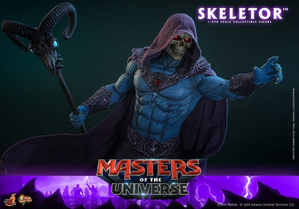 Skeletor di Hot Toys - MMS889 - action figure Masters of the Universe in scala 1/6