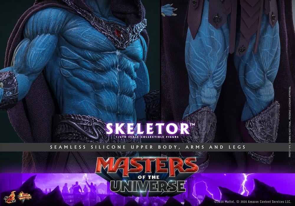 Skeletor par Hot Toys - MMS889 - figurine 1/6 Les Maîtres de l'Univers de 31 cm