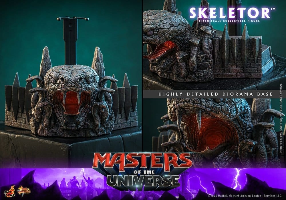 Skeletor di Hot Toys - MMS889 - action figure Masters of the Universe in scala 1/6