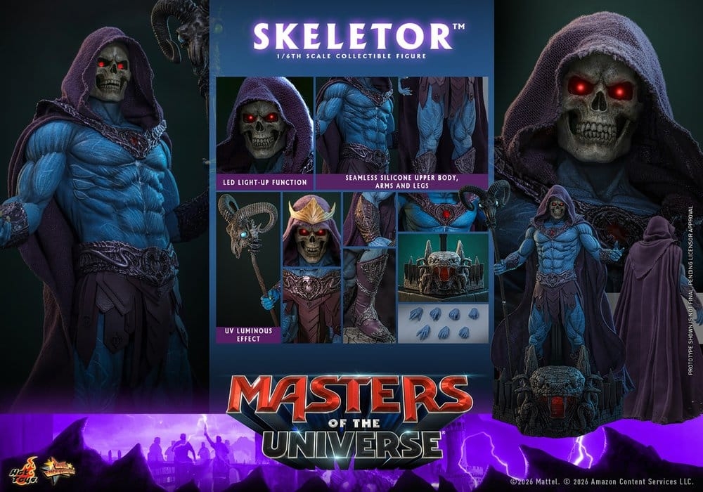 Skeletor von Hot Toys - MMS889 - Masters of the Universe 1/6 Maßstab Actionfigur