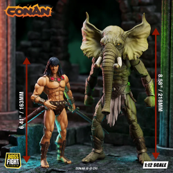Conan and Yag-Kosha by Boss Fight Studio - The Tower Of The Elephant 17 - 22 cm action figures