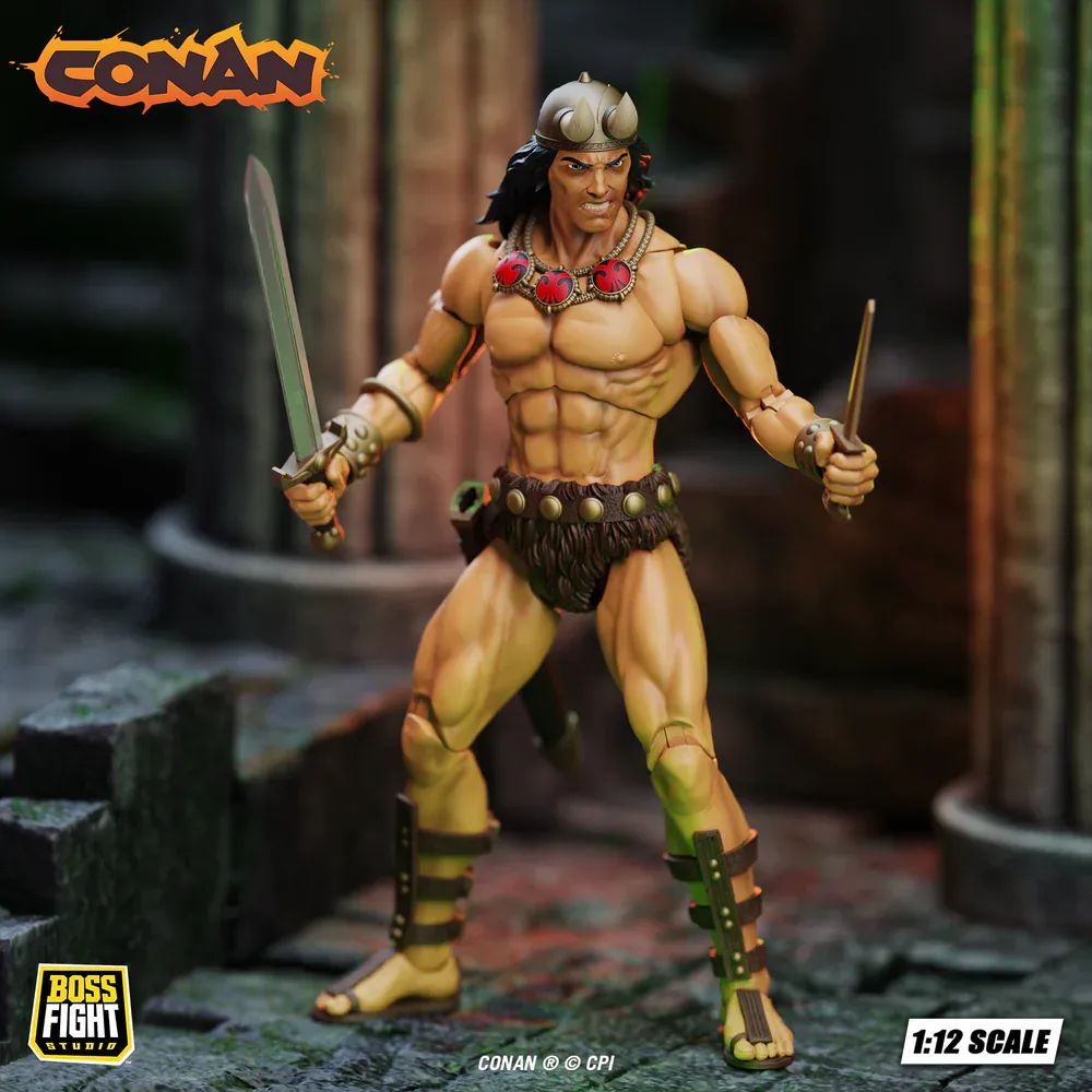 Conan and Yag-Kosha by Boss Fight Studio - The Tower Of The Elephant 17 - 22 cm action figures