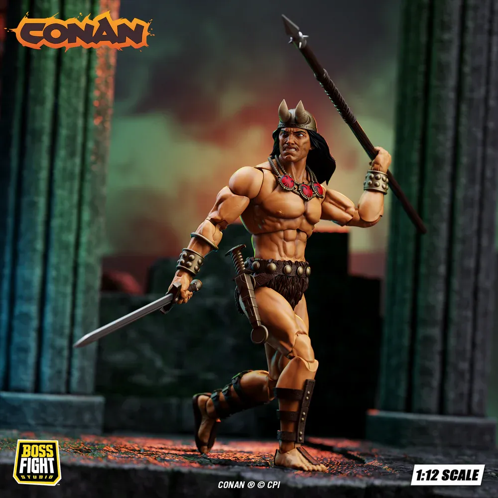 Conan and Yag-Kosha by Boss Fight Studio - The Tower Of The Elephant 17 - 22 cm action figures