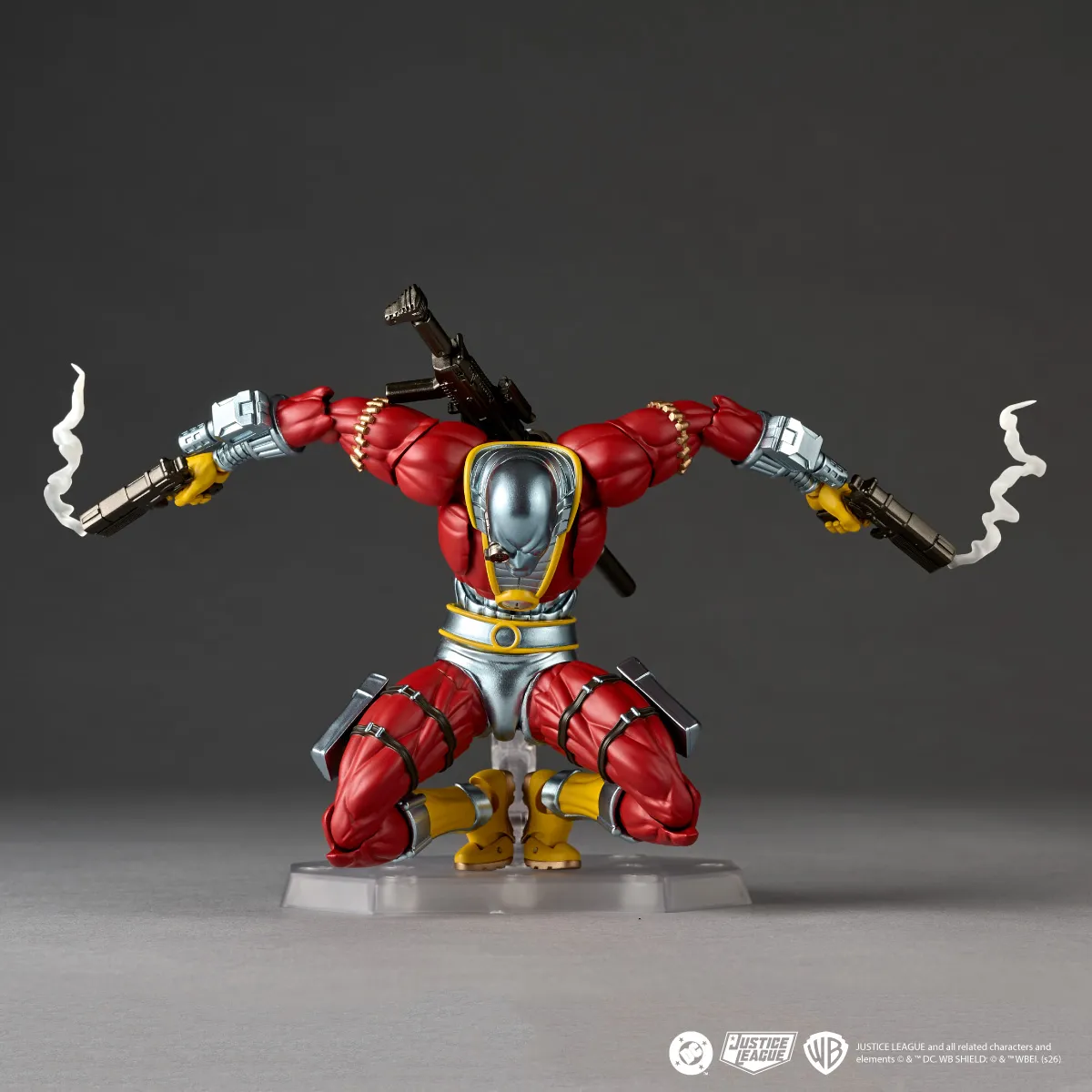 Deadshot Revoltech Amazing Yamaguchi de Kaiyodo - figura de acción Suicide Squad de 16 cm