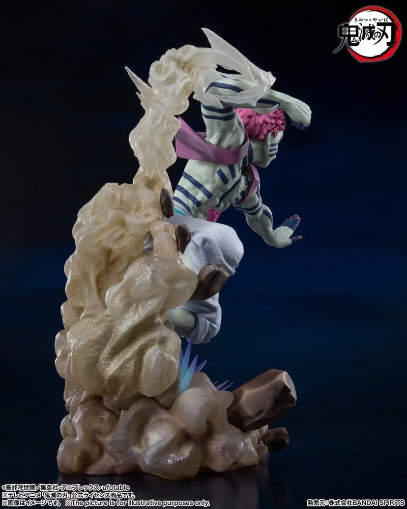 Akaza (Upper Three) Figuarts Zero par Bandai Tamashii Nations - figurine Demon Slayer de 18 cm