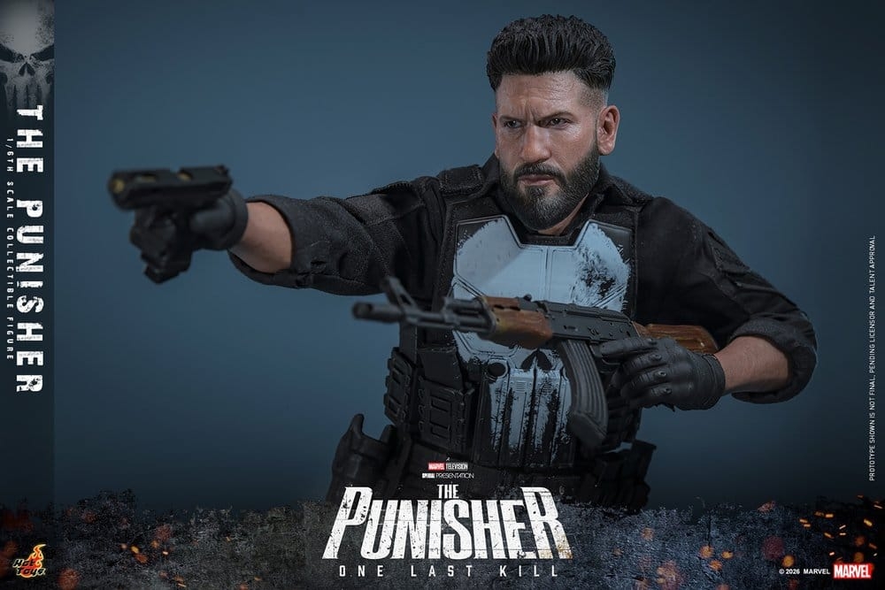 The Punisher van Hot Toys - TMS190 - The Punisher: One Last Kill 31 cm actiefiguur