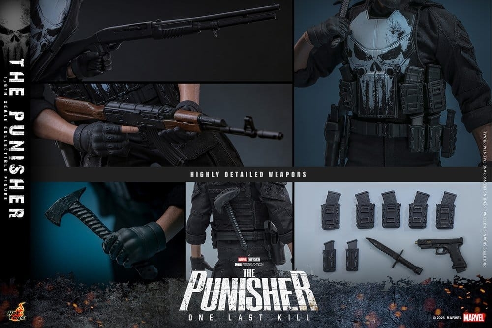 The Punisher von Hot Toys - TMS190 - The Punisher: One Last Kill 31 cm Actionfigur