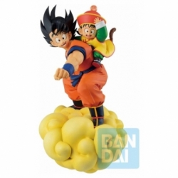Son Goku and Son Gohan (Spirit Of The Saiyan) Ichibansho Masterlise van Banpresto - Dragon Ball Z 21 cm figuur