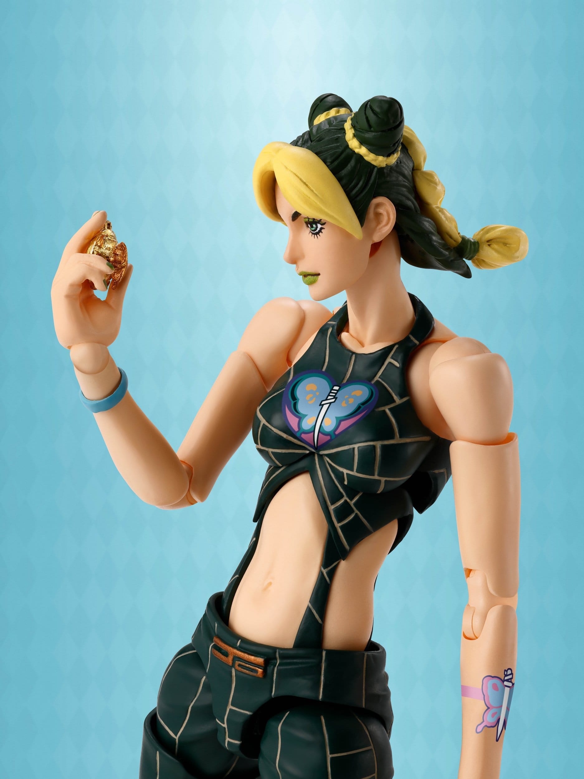 Jolyne Cujoh S.H.Figuarts par Bandai Tamashii Nations - figurine JoJo's Bizarre Adventure: Stone Ocean de 15 cm