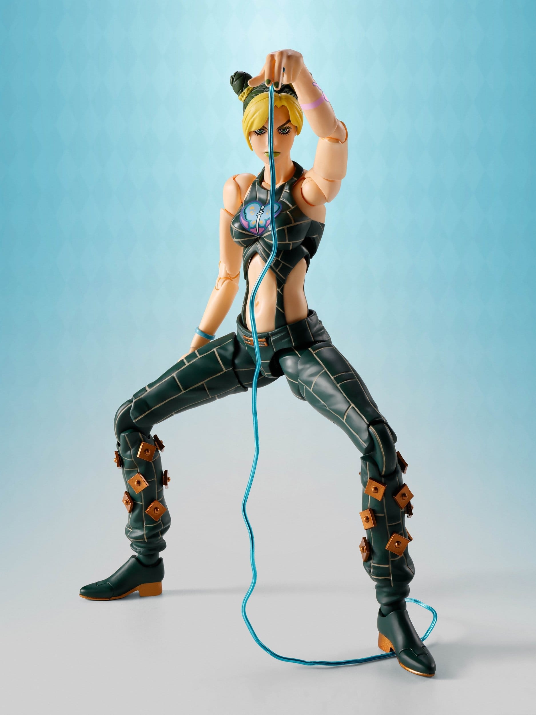 Jolyne Cujoh S.H.Figuarts par Bandai Tamashii Nations - figurine JoJo's Bizarre Adventure: Stone Ocean de 15 cm