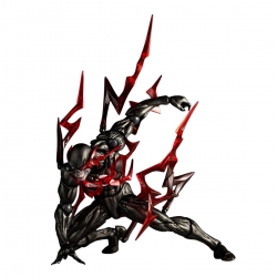 Black Flash Revoltech Amazing Yamaguchi par Kaiyodo - figurine DC Comics de 15 cm