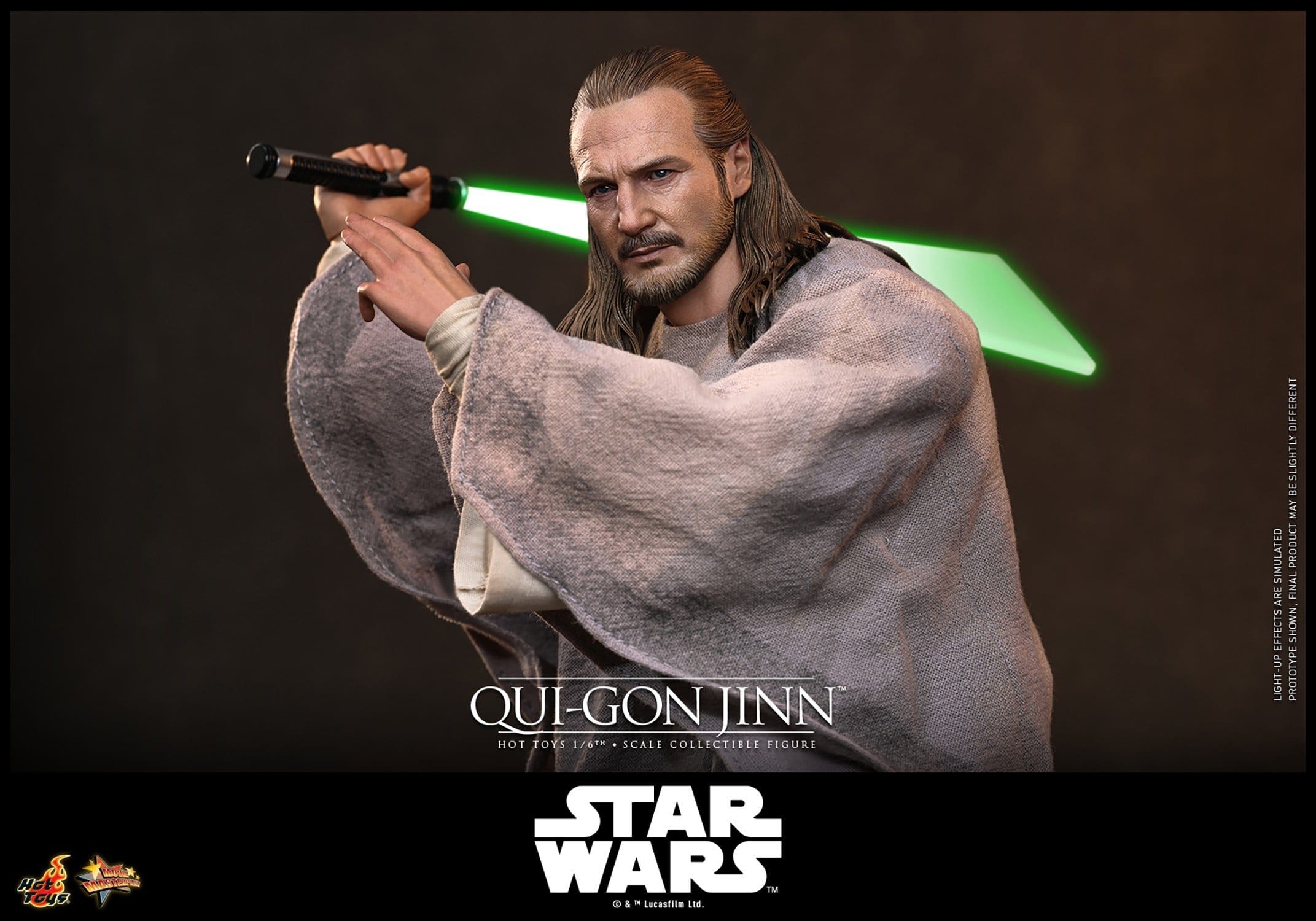 Qui-Gon Jinn van Hot Toys Artisan version - MMS881AE - Star Wars Episode 1 1/6 schaal actiefiguur