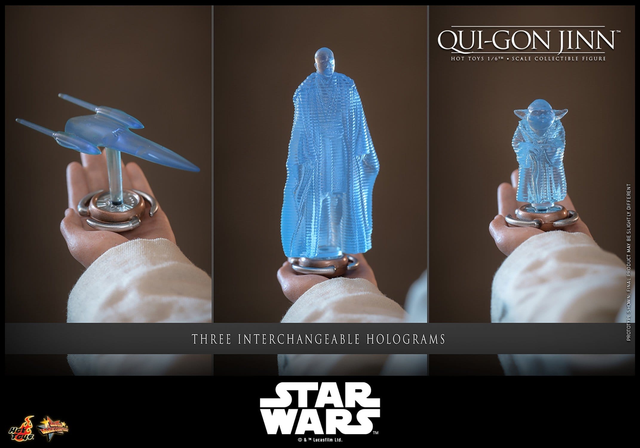 Qui-Gon Jinn Artisan par Hot Toys - MMS881AE - figurine 1/6 Star Wars Episode 1 : La Menace Fantome de 32 cm