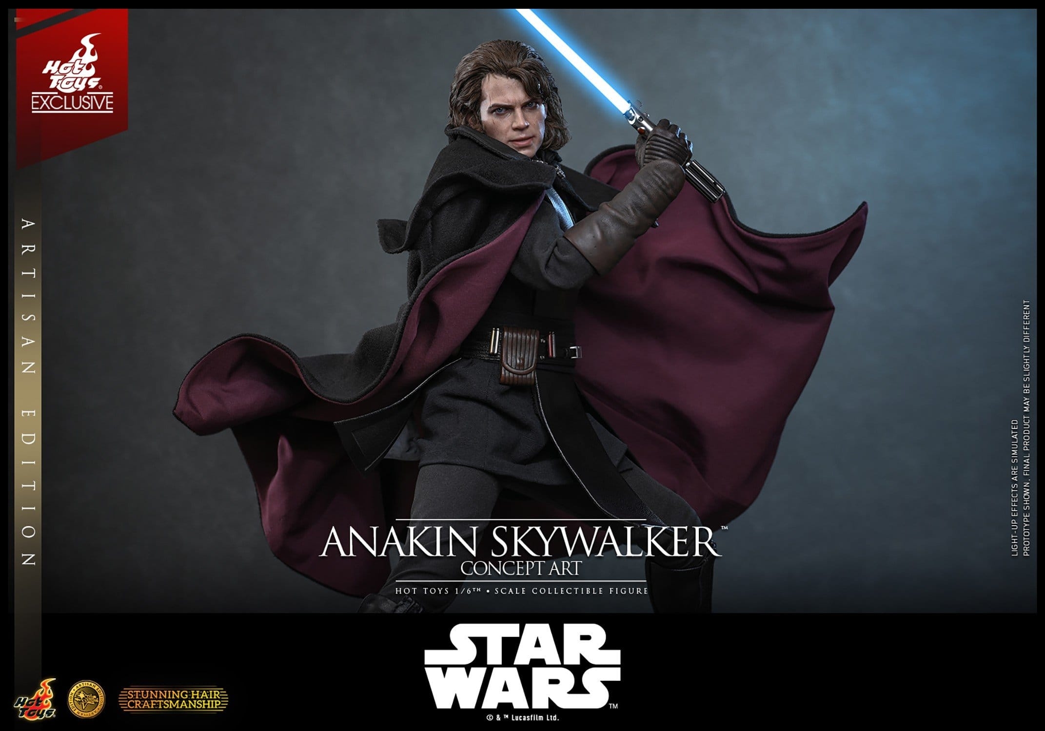Anakin Skywalker (Concept Art) von Hot Toys Artisan version - MMS882AE - Star Wars 1/6 Maßstab Actionfigur