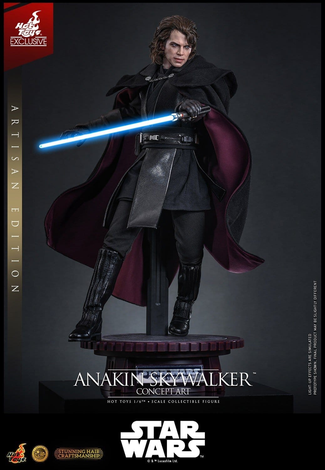 Anakin Skywalker (Concept Art) Artisan par Hot Toys - MMS882AE - figurine 1/6 Star Wars de 31 cm
