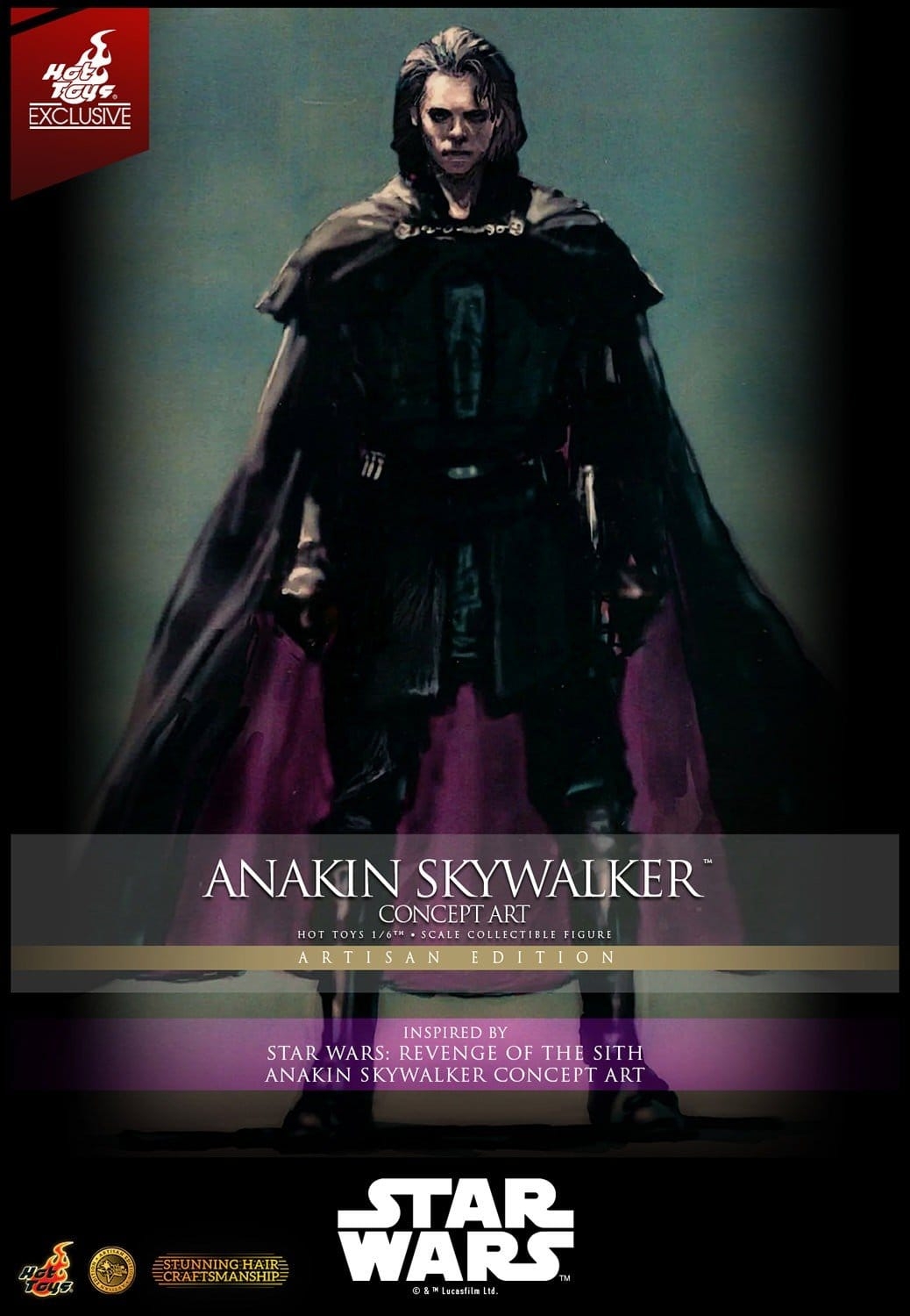 Anakin Skywalker (Concept Art) von Hot Toys Artisan version - MMS882AE - Star Wars 1/6 Maßstab Actionfigur