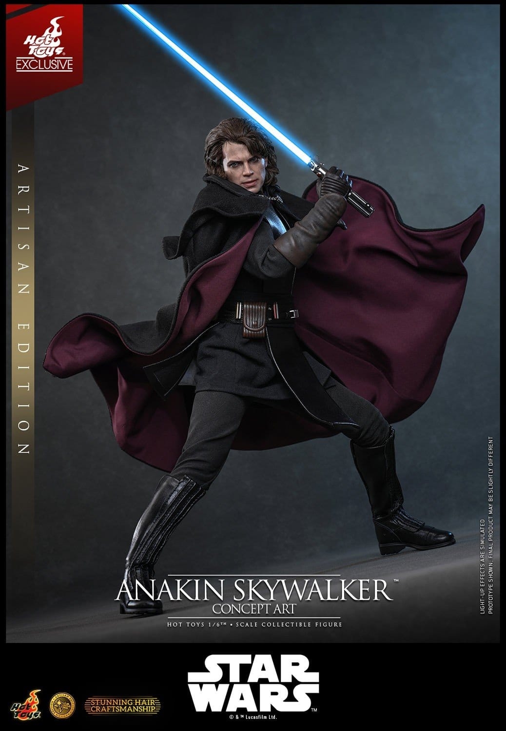 Anakin Skywalker (Concept Art) von Hot Toys Artisan version - MMS882AE - Star Wars 1/6 Maßstab Actionfigur