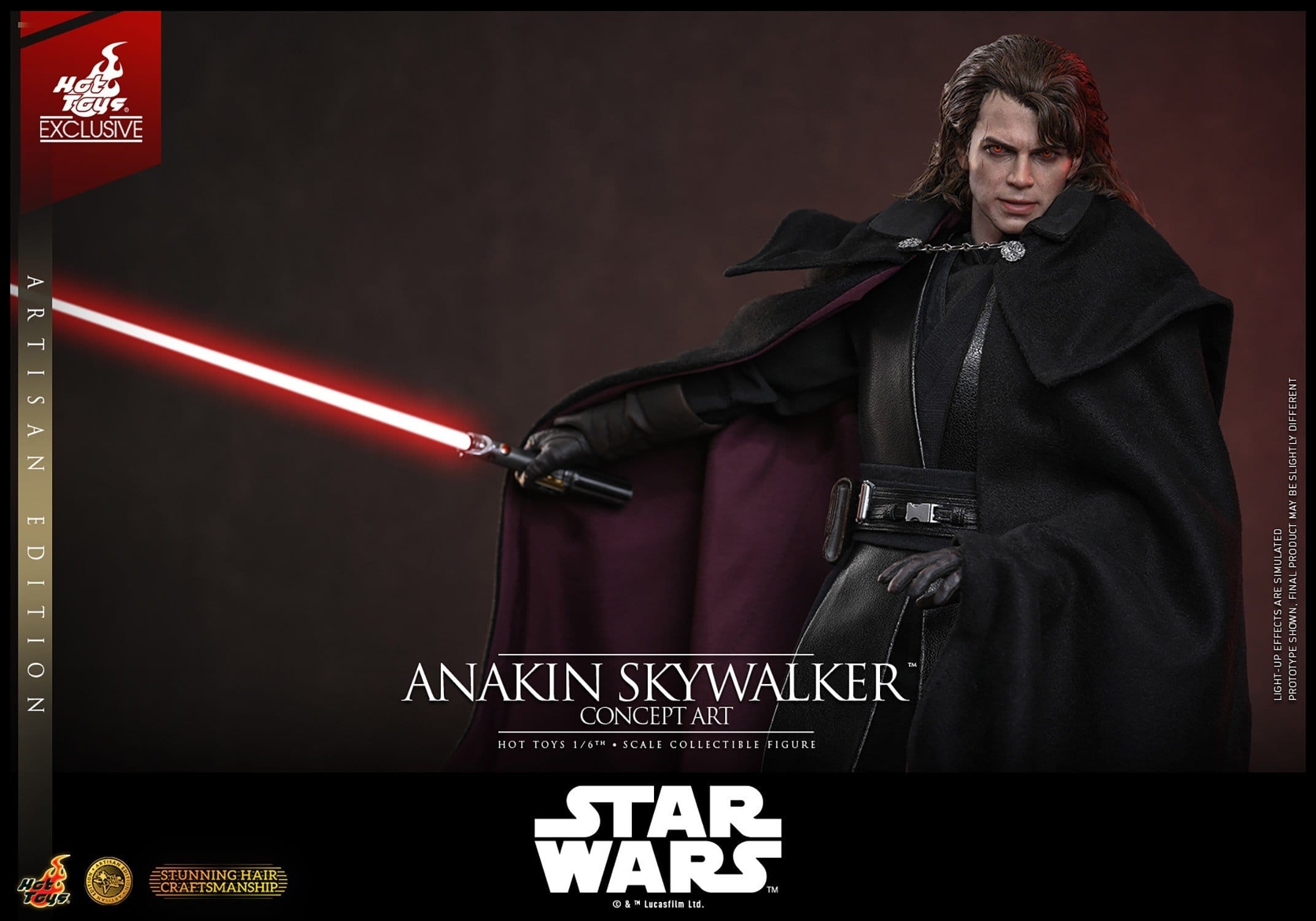 Anakin Skywalker (Concept Art) Artisan par Hot Toys - MMS882AE - figurine 1/6 Star Wars de 31 cm