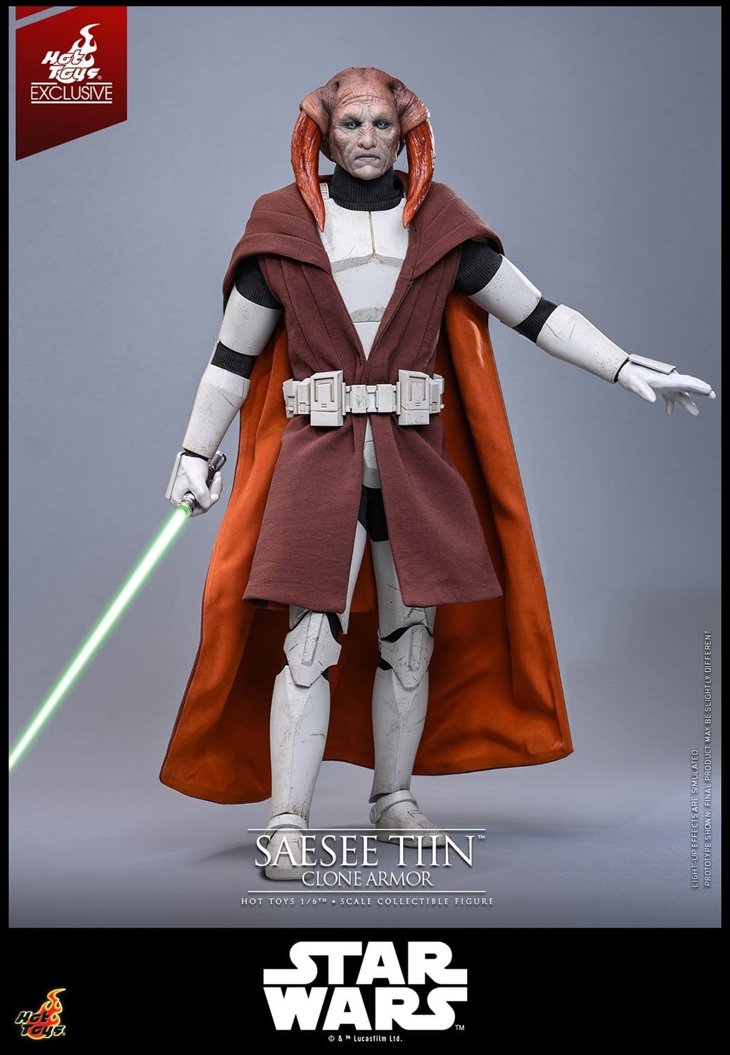 Saesee Tiin (Clone Armor) by Hot Toys - TMS168 - Star Wars : The Clone Wars 1/6 scale action figure
