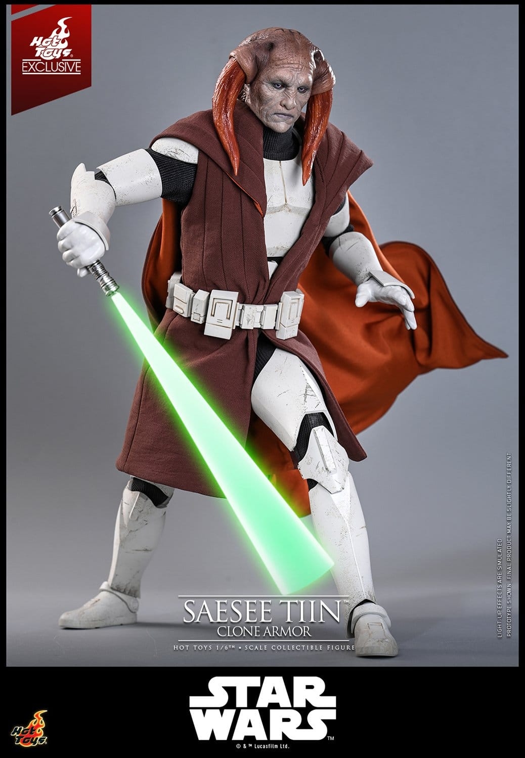 Saesee Tiin (Clone Armor) by Hot Toys - TMS168 - Star Wars : The Clone Wars 1/6 scale action figure