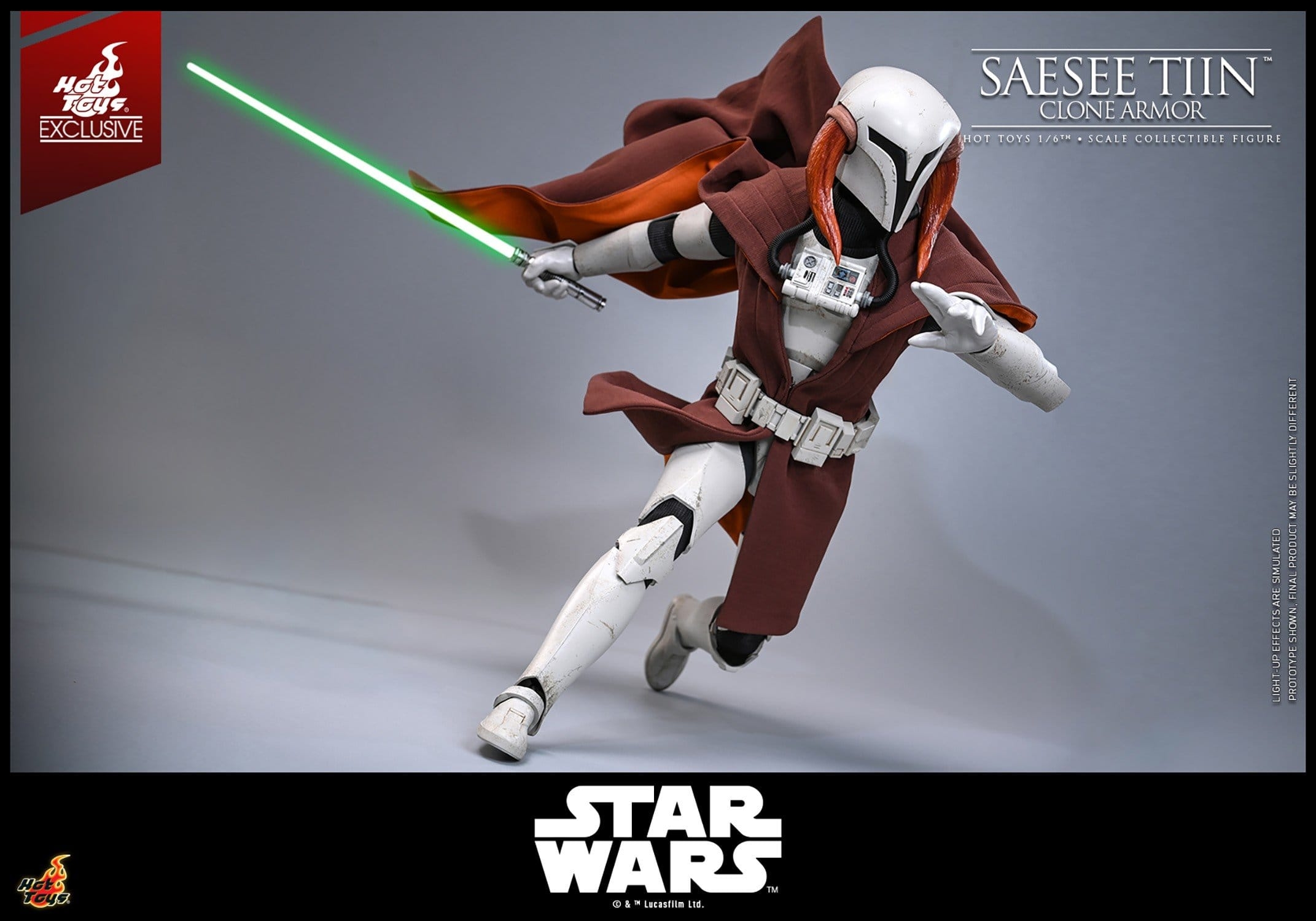 Saesee Tiin (Clone Armor) par Hot Toys - TMS168 - figurine 1/6 Star Wars : The Clone Wars de 32 cm