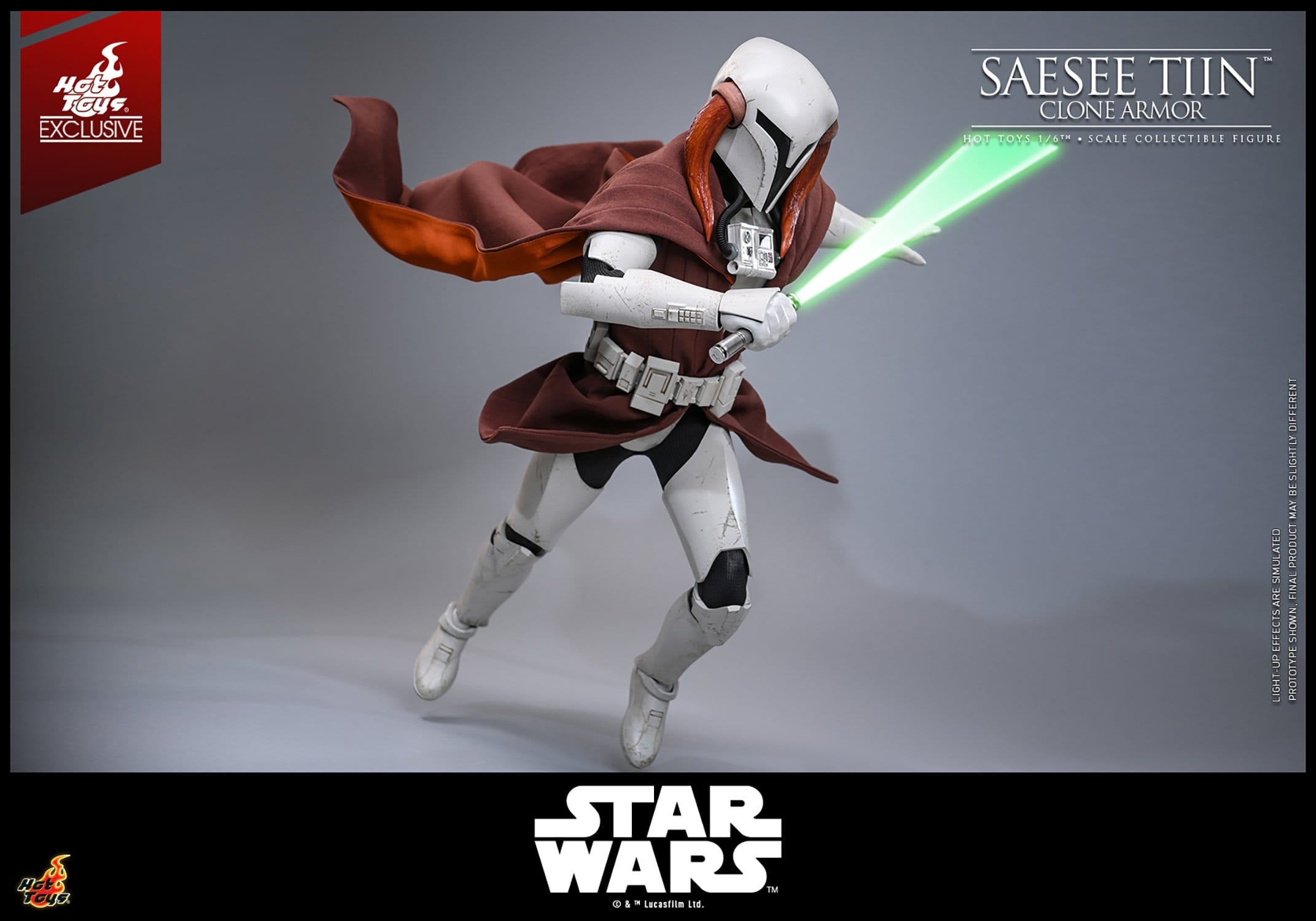 Saesee Tiin (Clone Armor) von Hot Toys - TMS168 - Star Wars : The Clone Wars 1/6 Maßstab Actionfigur