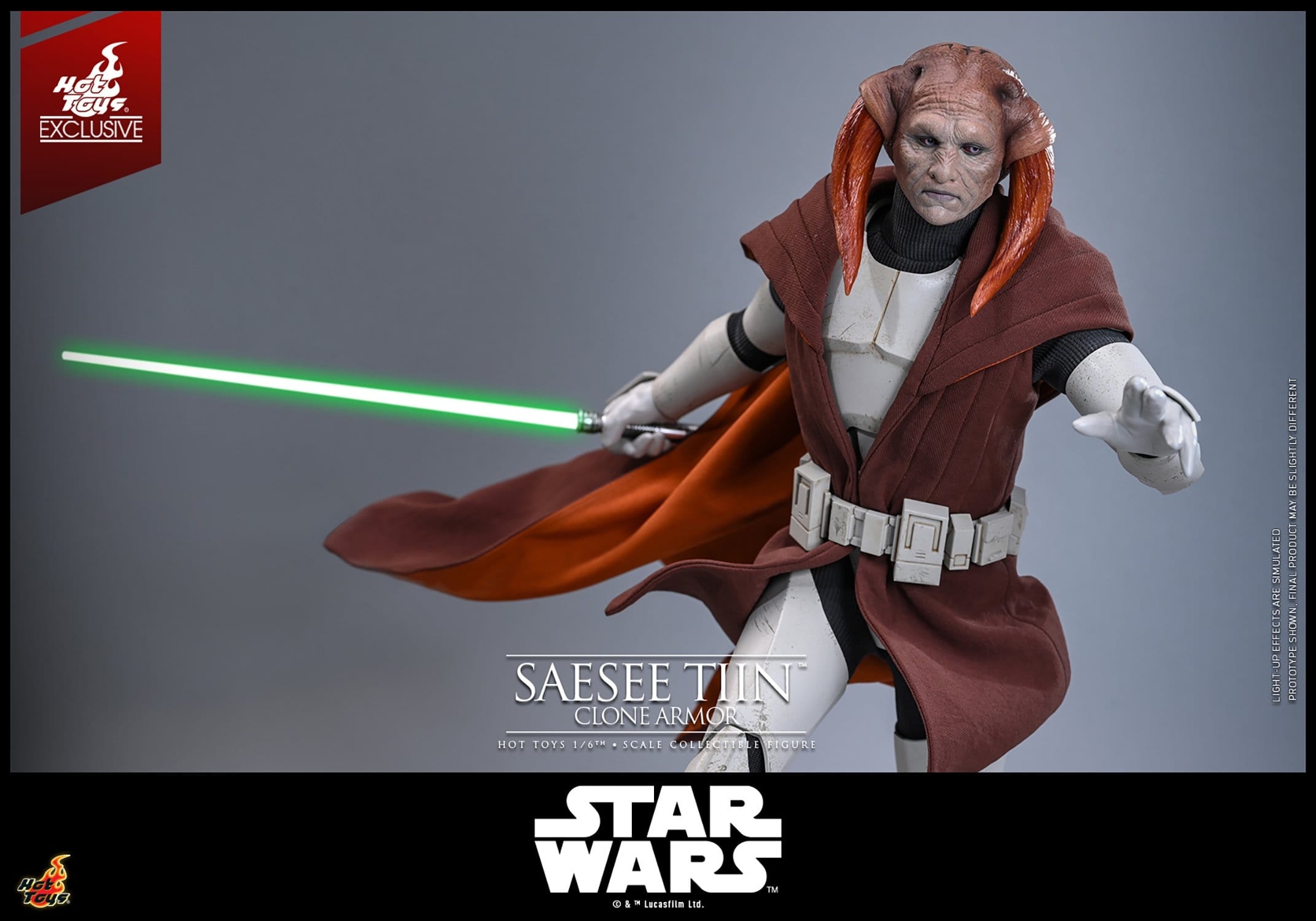 Saesee Tiin (Clone Armor) von Hot Toys - TMS168 - Star Wars : The Clone Wars 1/6 Maßstab Actionfigur