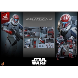 Clone Commando Sev par Hot Toys - TMS188 - figurine 1/6 Star Wars : The Clone Wars de 30 cm
