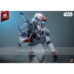 Clone Commando Sev par Hot Toys - TMS188 - figurine 1/6 Star Wars : The Clone Wars de 30 cm