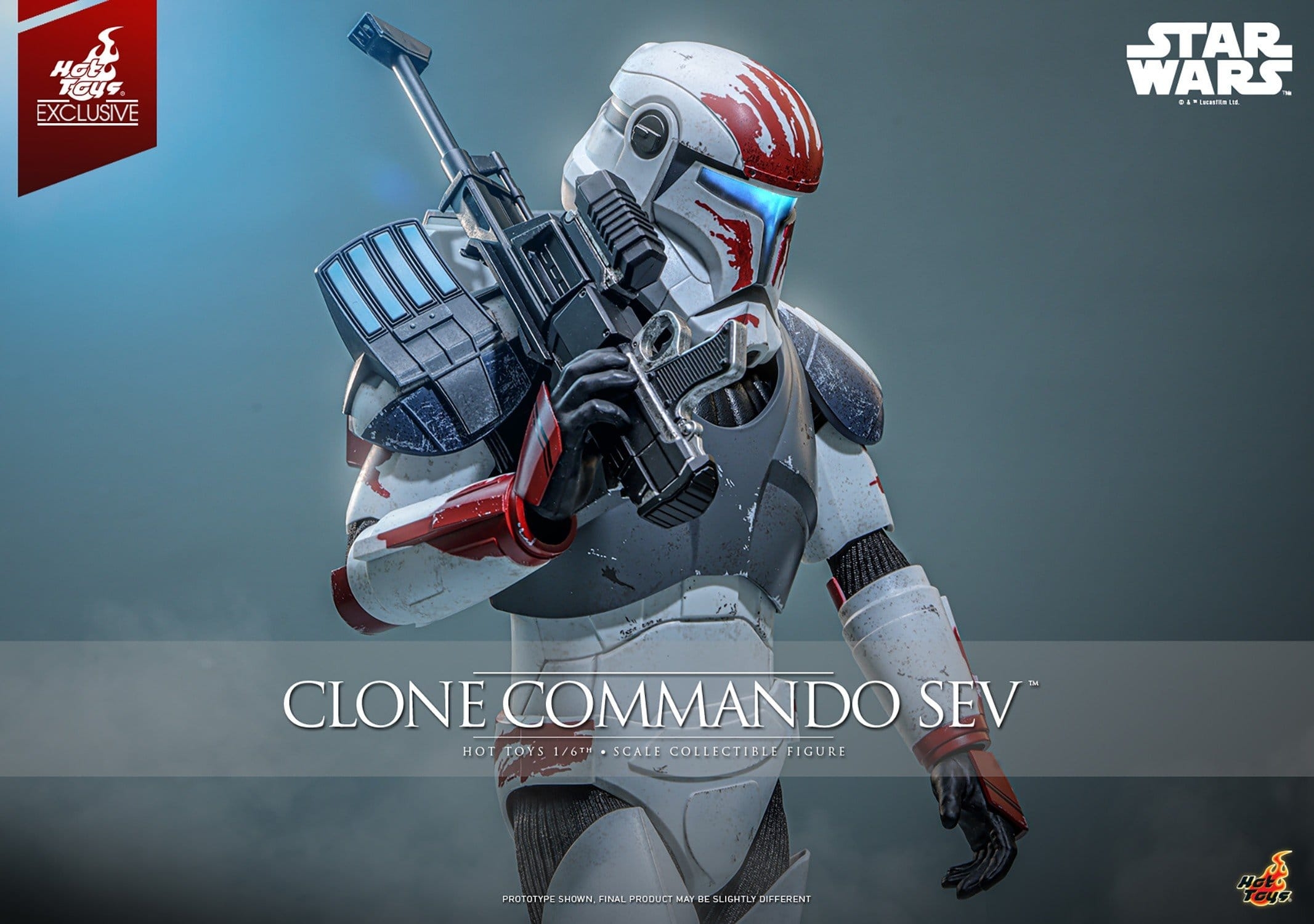 Clone Commando Sev von Hot Toys - TMS188 - Star Wars : The Clone Wars 1/6 Maßstab Actionfigur