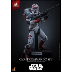 Clone Commando Sev par Hot Toys - TMS188 - figurine 1/6 Star Wars : The Clone Wars de 30 cm