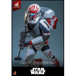 Clone Commando Sev di Hot Toys - TMS188 - action figure Star Wars : The Clone Wars in scala 1/6