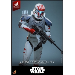 Clone Commando Sev par Hot Toys - TMS188 - figurine 1/6 Star Wars : The Clone Wars de 30 cm