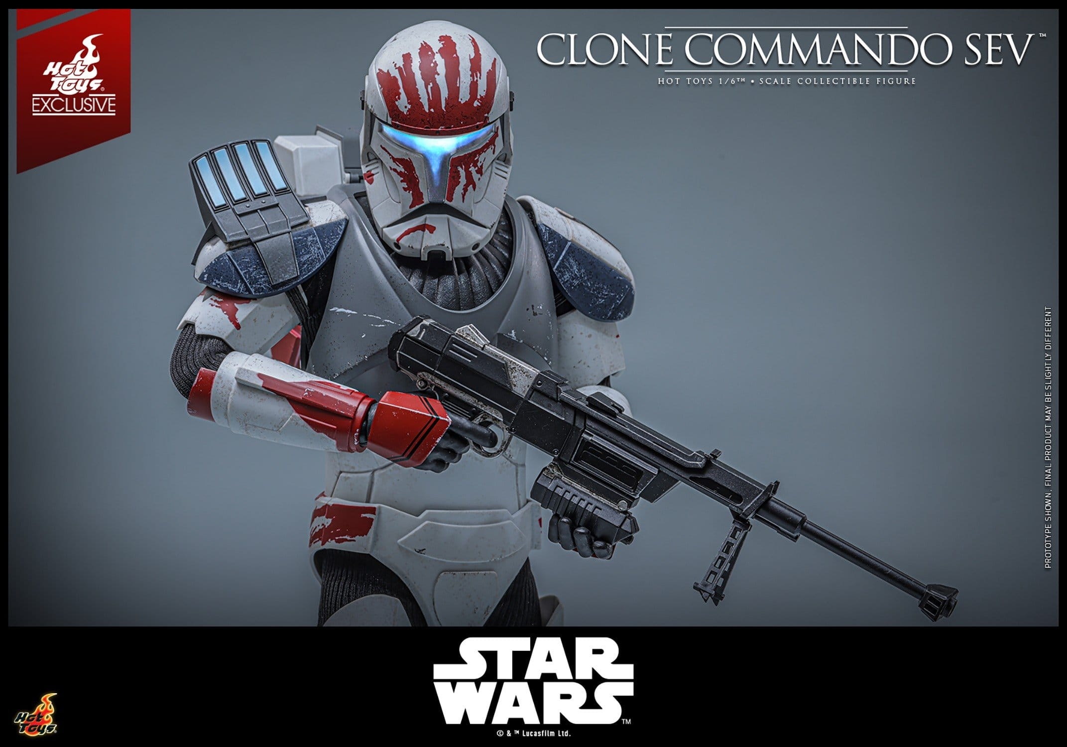 Clone Commando Sev von Hot Toys - TMS188 - Star Wars : The Clone Wars 1/6 Maßstab Actionfigur