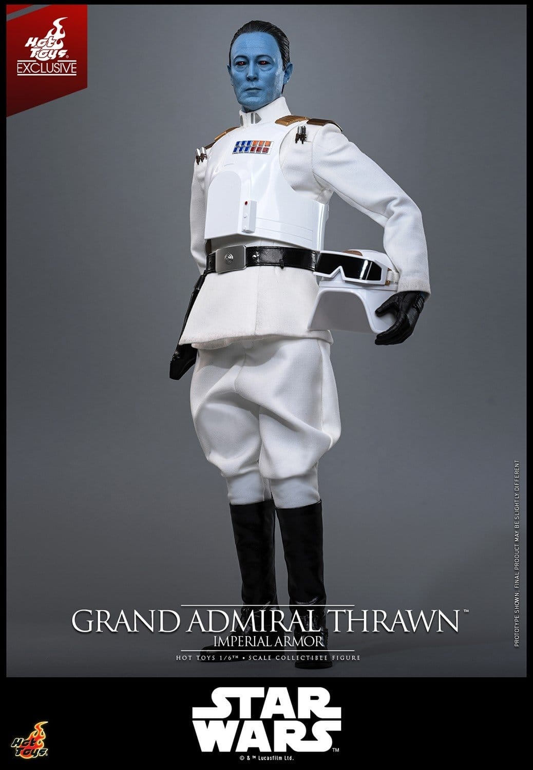 Grand Admiral Thrawn (Imperial Armor) di Hot Toys - TMS169 - action figure Star Wars: Rebels in scala 1/6