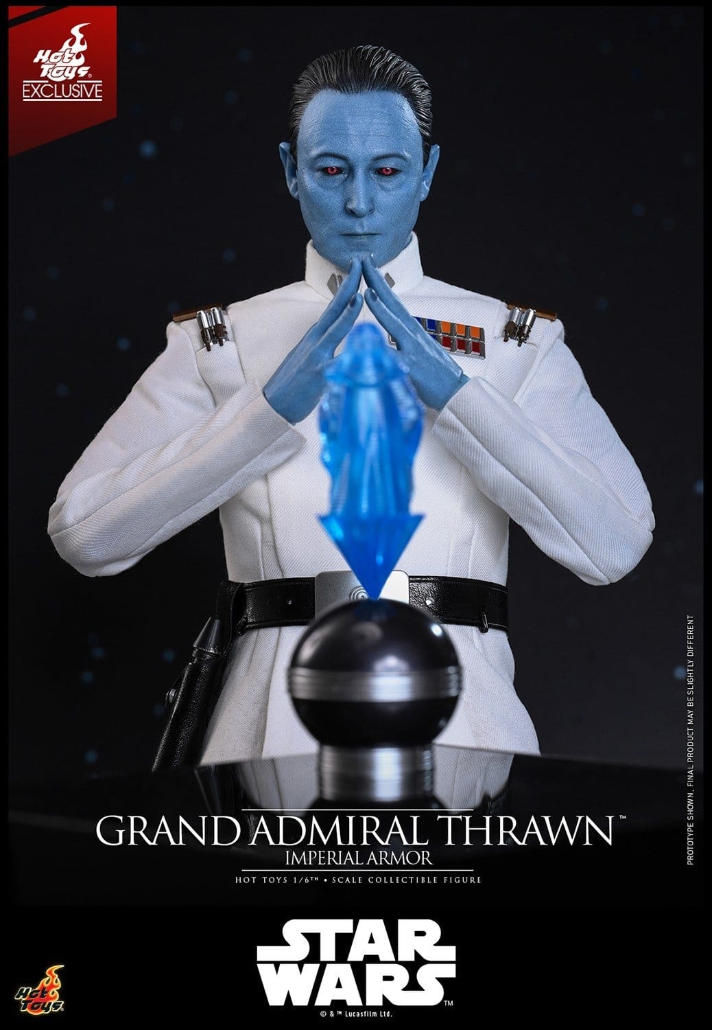 Grand Admiral Thrawn (Imperial Armor) par Hot Toys - TMS169 - figurine 1/6 Star Wars: Rebels de 32 cm