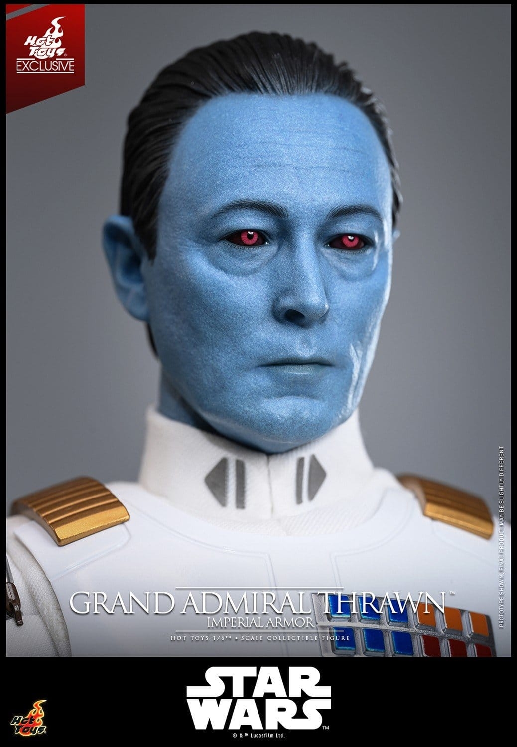 Grand Admiral Thrawn (Imperial Armor) de Hot Toys - TMS169 - figura de acción Star Wars: Rebels a escala 1/6