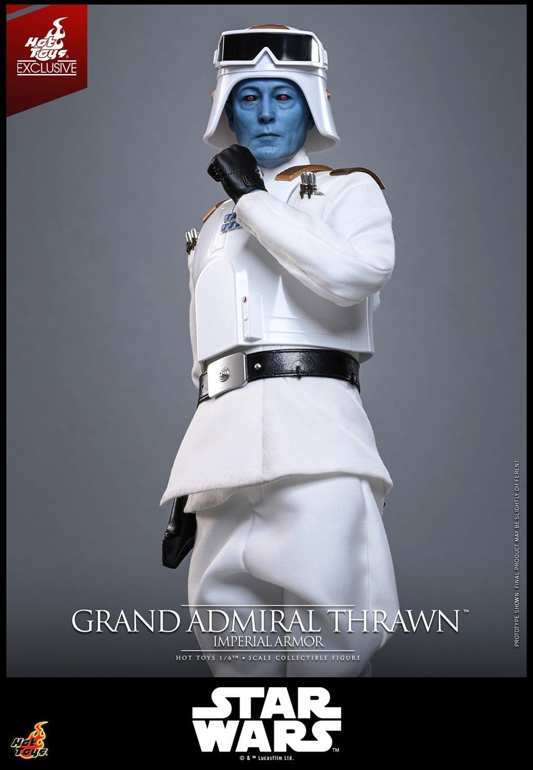 Grand Admiral Thrawn (Imperial Armor) par Hot Toys - TMS169 - figurine 1/6 Star Wars: Rebels de 32 cm