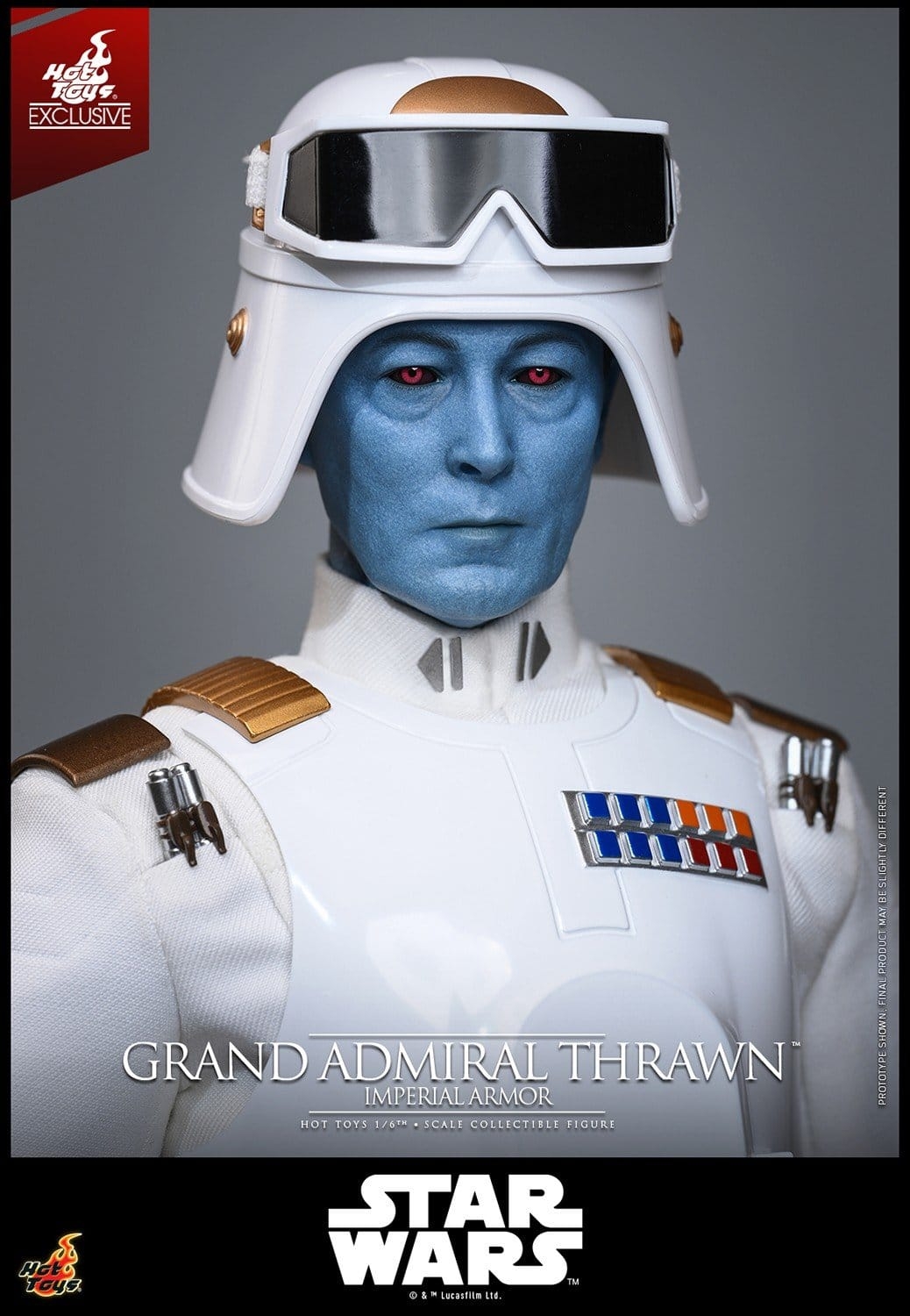 Grand Admiral Thrawn (Imperial Armor) von Hot Toys - TMS169 - Star Wars: Rebels 1/6 Maßstab Actionfigur