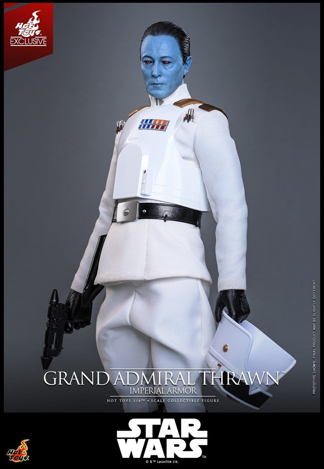 Grand Admiral Thrawn (Imperial Armor) von Hot Toys - TMS169 - Star Wars: Rebels 1/6 Maßstab Actionfigur